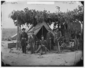 civil war officers tent