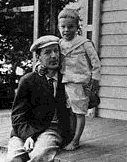 Upton Sinclair with his son