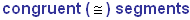 congruent equals segment