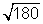 square root of 180