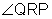 the measure of angle Q R P