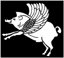 pig with wings